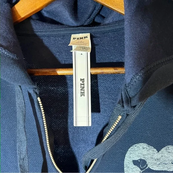 Victoria’s Secret PINK Limited Edition Dog Campus Full Zip Hoodie - Picture 7 of 10